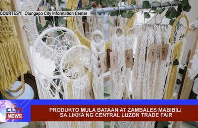 Produkto mula bataan at zambales mabibili sa Likha ng Central Luzon Trade Fair