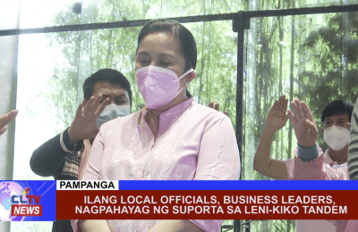 Ilang local officials, business leaders, nagpahayag ng suporta sa Leni-Kiko tandem