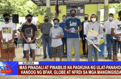 Mas pinadali at pinabilis na pagkuha ng ulat-panahon handog ng BFAR, GLOBE at NFRDI sa mga mangingisda