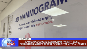 Kauna-unahang 3D Mammogram Facility sa CL, binuksan sa Mother Teresa of Calcutta Medical Center