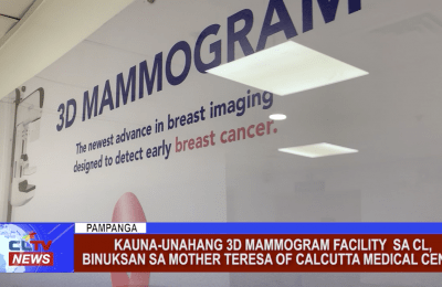 Kauna-unahang 3D Mammogram Facility  sa CL,  binuksan sa Mother Teresa of Calcutta Medical Center