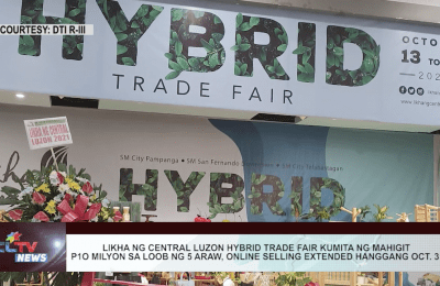 Likha ng Central Luzon hybrid trade fair kumita ng mahigit P10 milyon sa loob ng 5 araw, online selling extended hanggang Oct. 31