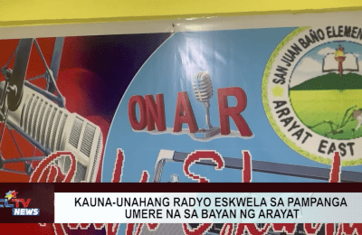 Kauna-unahang radyo eskwela sa Pampanga umere na sa bayan ng Arayat