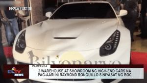 2 warehouse at showroom ng high-end cars na pag-aari ni Raymond Ronquillo siniyasat ng BOC