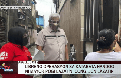 Libreng operasyon sa katarata handog ni Mayor Pogi, Cong. Jon Lazatin