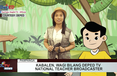 Kabalen, wagi bilang DEPED TV national teacher broadcaster