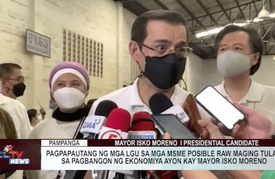 Pagpapautang ng mga LGU sa mga MSME posible raw maging tulay sa pagbangon ng ekonomiya ayon kay Mayor Isko Moreno