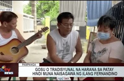 Gosu o tradisyunal na harana sa patay hindi muna naisagawa ng  ilang Fernandino