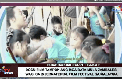 Docu film tampok ang mga bata mula Zambales, wagi sa international film festival sa Malaysia