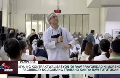 Isyu ng kontraktwalisasyon ‘di raw prayoridad ni Moreno, pagbibigay ng agarang trabaho kaniya raw tututukan