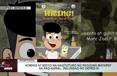 Komiks at bidyo  na nagtuturo ng pagiging matapat sa pag-aaral, inilunsad ng DEPED-III