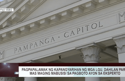 Pagpapalawak ng kapangyarihan ng mga LGU, dahilan para mas maging mabusisi sa pagboto ayon sa eksperto