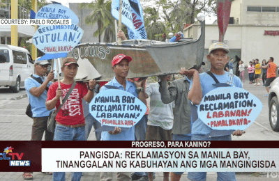 Pangisda: Reklamasyon sa Manila bay, tinanggalan ng kabuhayan ang mga mangingisda