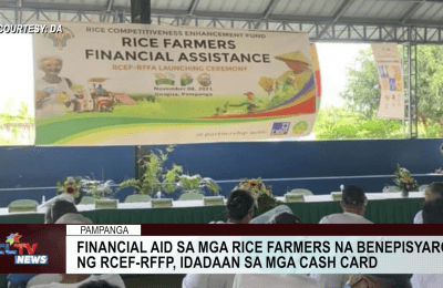 Financial aid sa mga rice farmers na benepisyaro ng RCEF-RFFP, idadaan sa mga cash card