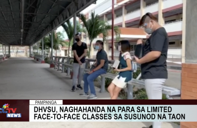 DHVSU, naghahanda na para sa limited face-to-face classes sa susunod na taon