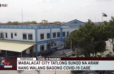 Mabalacat City tatlong sunod na araw nang walang bagong COVID-19 case