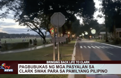 Pagbubukas ng mga pasyalan sa Clark swak para sa pamilyang pilipino