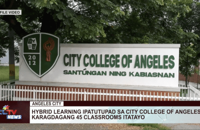 Hybrid learning ipatutupad sa City College of Angeles, karagdagang 45 classrooms itatayo