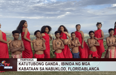 Katutubong ganda , ibinida ng mga kabataan sa Nabuklod, Floridablanca