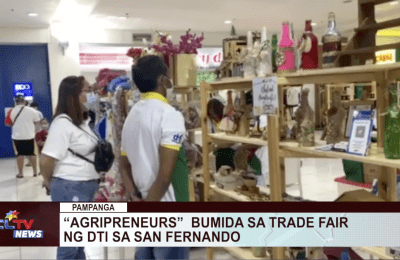 “Agripreneurs” bumida sa trade fair ng DTI sa San Fernando