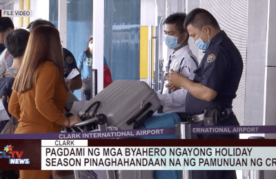 Pagdami ng mga byahero ngayong holiday season pinaghahandaan na ng pamunuan ng CRK