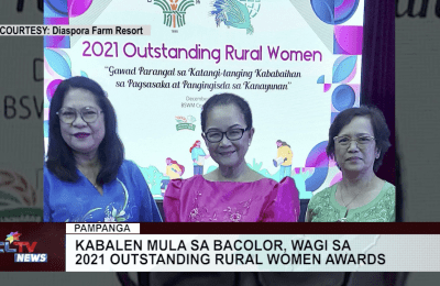 Kabalen mula sa Bacolor, wagi sa 2021 Outstanding Rural Women Awards