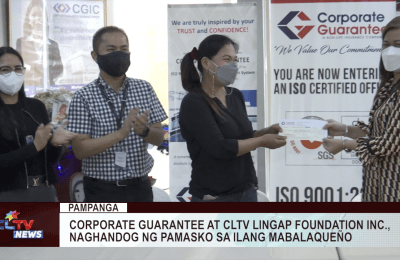 Corporate Guarantee at CLTV Lingap Foundation inc., naghandog ng pamasko sa ilang Mabalaqueño