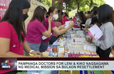 Pampanga doctors for Leni & Kiko nagsagawa ng medical mission sa Bulaon Resettlement