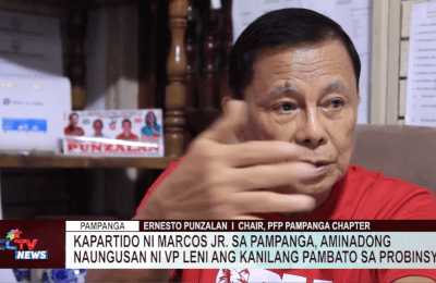 Kapartido ni Marcos Jr. sa Pampanga, aminadong naungusan ni VP Leni ang kanilang pambato sa probinsya | CLTV News Clip