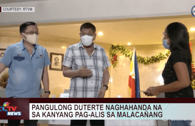 Pangulong Duterte naghahanda na sa kanyang pag-alis sa Malacanang | CLTV News Clip