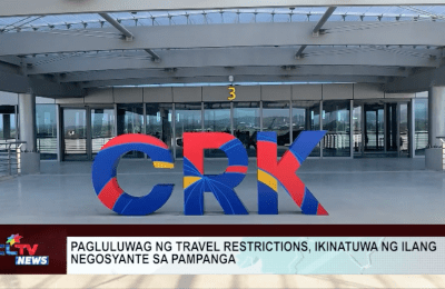 Pagluluwag ng travel restrictions, ikinatuwa ng ilang negosyante sa Pampanga| CLTV News Clip