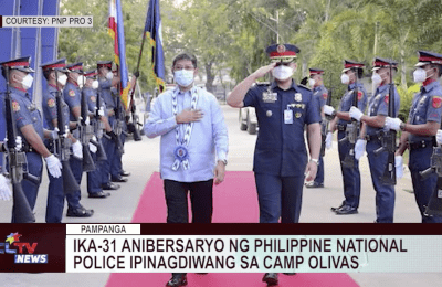 Ika-31 anibersaryo ng Philippine National Police ipinagdiwang sa Camp Olivas | CLTV News Clip