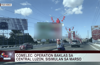 COMELEC: Operation Baklas sa Central Luzon, sisimulan sa Marso | CLTV News Clip