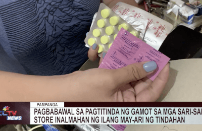 Pagbabawal sa pagtitinda ng gamot sa mga sari-sari store inalmahan ng ilang may-ari ng tindahan | CLTV News Clip