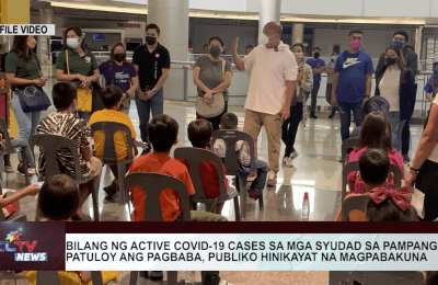 Bilang ng active COVID-19 cases patuloy ang pagbaba, publiko hinikayat na magpabakuna | CLTV News Clip