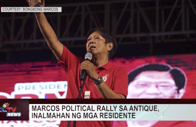 Political rally ni Marcos Jr. sa Antique nakansela matapos salubungin ng protesta | CLTV News Clip