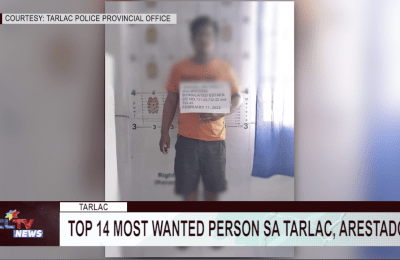 Top 14 most wanted person arestado | CLTV News Clip