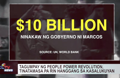 Tagumpay ng people power revolution, tinatamasa pa rin umano hanggang sa kasalukuyan | CLTV News Clip