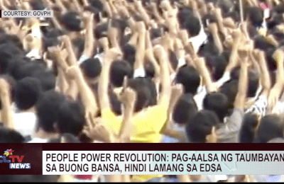 People power revolution:  pag-aalsa ng taumbayan sa buong bansa, hindi lamang sa EDSA | CLTV News Clip