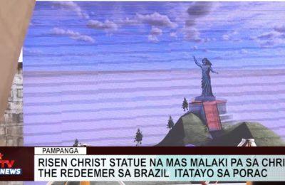 PAMPANGA | Risen Christ statue na mas malaki pa sa Christ the redeemer sa Brazil itatayo sa Porac | CLTV News Clip