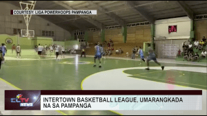 Intertown basketball league, umarangkada na sa Pampanga