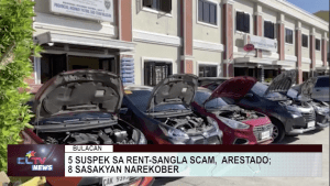 5 suspek sa rent-sangla scam, arestado; 8 sasakyan narekober