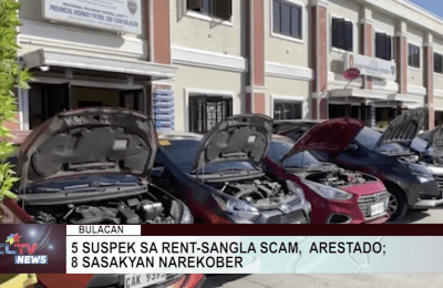 5 suspek sa rent-sangla scam,  arestado; 8 sasakyan narekober | CLTV News Clip