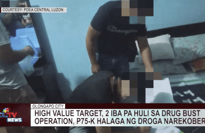 High value target, 2 iba pa huli sa drug bust operation, P75-K halaga ng droga narekober | CLTV News Clip