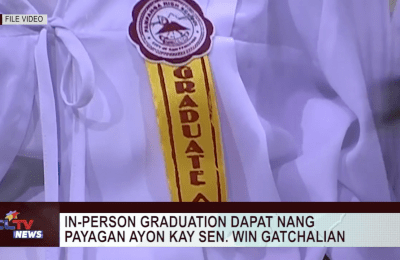 In-person graduation dapat nang payagan ayon kay Sen. Win Gatchalian | CLTV News Clip