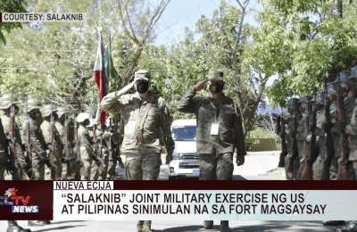 “SALAKNIB” Joint military exercise ng US at Pilipinas sinimulan na sa Fort Magsaysay | CLTV News Clip