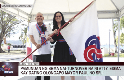 Pamunuan ng SBMA naiturnover na ni Atty. Eisma kay dating Olongapo Mayor Paulino Sr. | CLTV News Clip