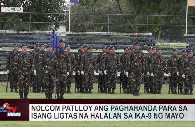 NOLCOM patuloy ang paghahanda para sa isang ligtas na halalan sa ika-9 ng Mayo | CLTV News Clip