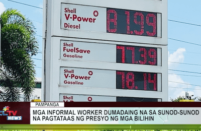 Mga informal worker dumadaing na sa sunod-sunod na pagtataas ng presyo ng mga bilihin | CLTV News Clip