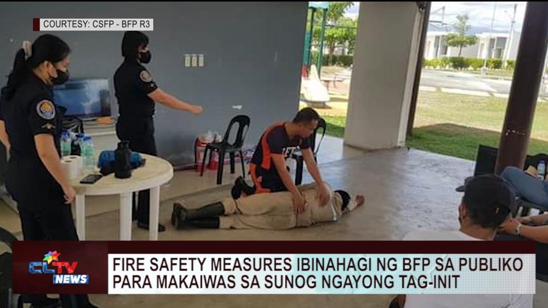 BFP, nagbigay ng mga fire safety measures para sa publiko | CLTV News Clip